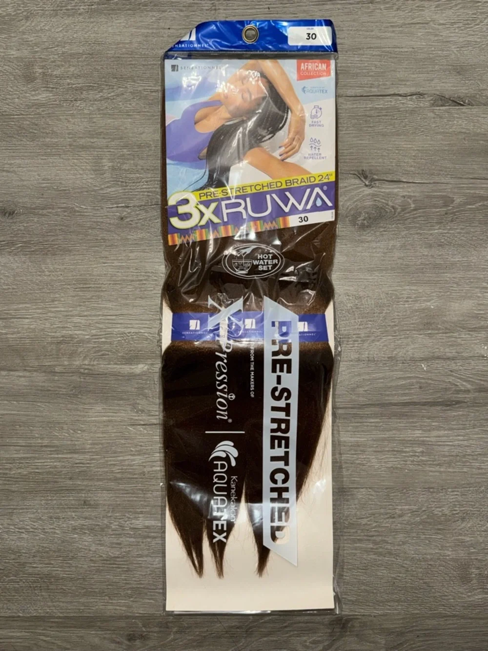 3X Ruwa Pre-Stretched Hair Braid 24